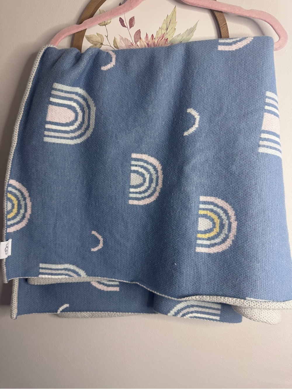 Ugg rainbow baby blanket
